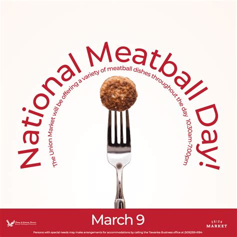 National Meatball Day – EWU Dining Services