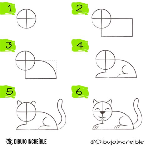 Sintético 90 Foto Cómo Dibujar Un Gato Paso A Paso Lleno