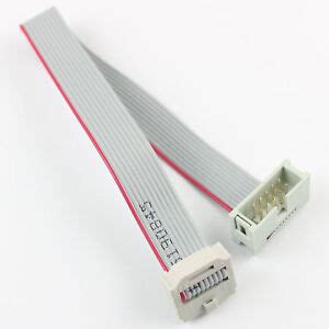 1Pcs 2 54mm Male Box Header 10 Pin To IDC FC Female 10Pin Flat Ribbon