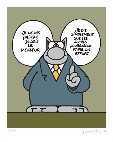 Philippe GELUCK Le Chat Le meilleur d entre tous 2023 sérigraphie