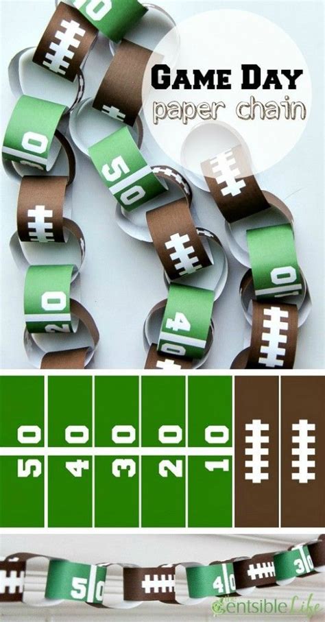 Simple Yet Stylish Game Day Decorations Diy Football Party Football