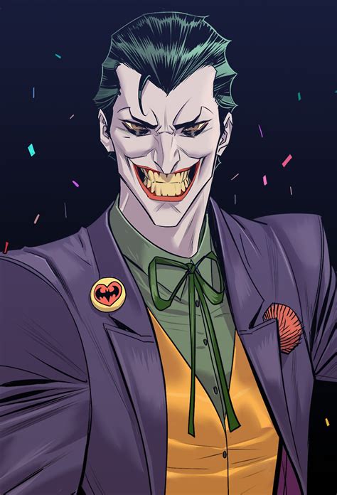 Classic Joker By Dan Mora Joker Cartoon Joker Joker Artwork