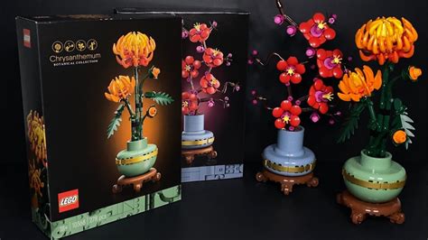 LEGO Botanical Collection Chrysanthemum Plum Blossom Sets Review