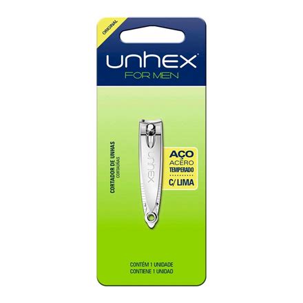 Cortador de Unhas Para as Mãos Unhex 1 unidade Farmácias Unipreço