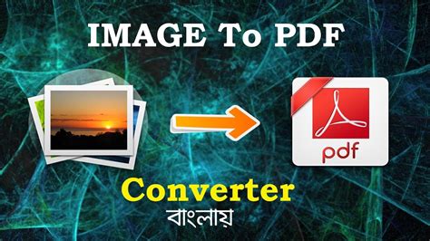 Image To Pdf Converter In Online Bangla Tutorial YouTube