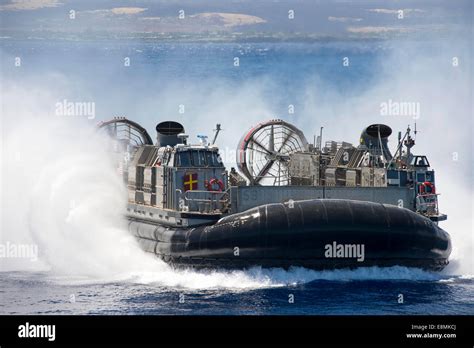 Pacific Ocean July 23 2014 A Landing Craft Air Cushion Prepares To