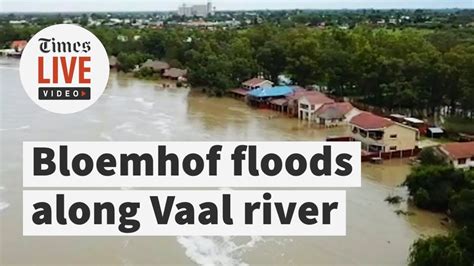 Dramatic Drone Footage Shows Flooded Bloemhof Homes After Heavy Rains