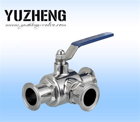 Way Sanitary Ball Valve Clamp End China Sanitary Valve And