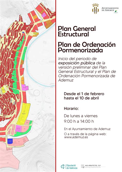 Plan General de Ordenación Urbana ademuz es