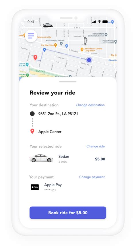 Ride Share App Behance