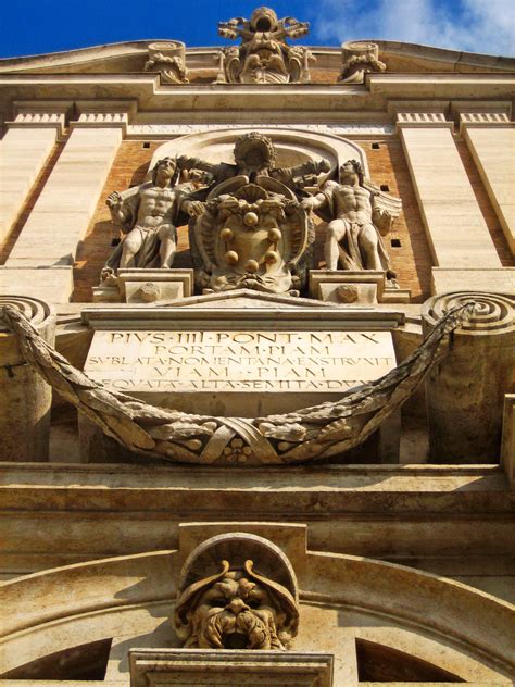 Michelangelo Porta Pia 1561 4 Crest Of Pius IV Arthistory390 Flickr