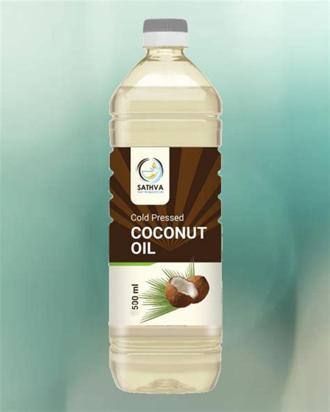 Cold Pressed Chekku Coconut Oil Ml Sathva Singapore