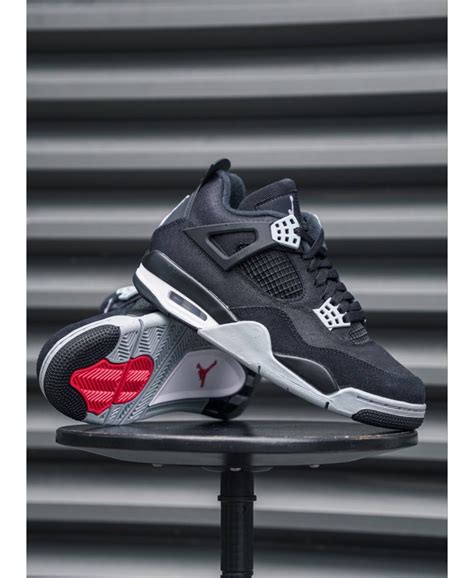 Кроссовки Air Jordan 4 Retro SE Black Canvas купить оригинал - цена в ...