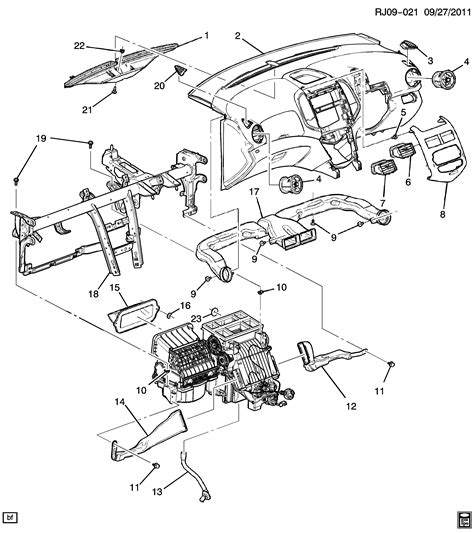 Chevrolet AVEO T300 A C Air Distribution System EPC Online