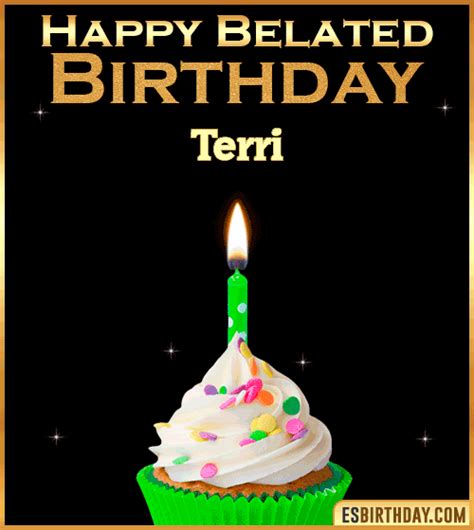 Happy Birthday Terri  🎂 Images Animated Wishes【28 S】