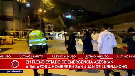 Estado De Emergencia En Sjl Sicario Asesina A Mototaxista De Un