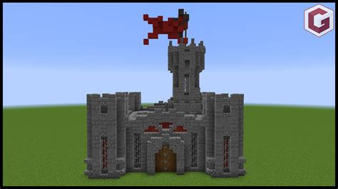 How to make a Mini Minecraft Castle (Pocket Castle) | Minecraft castle ...