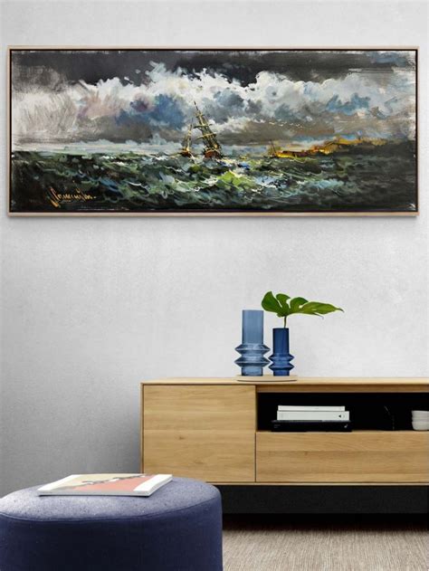 The Wild Waves Of The Sea Oil Painting Simurg Art Gallery