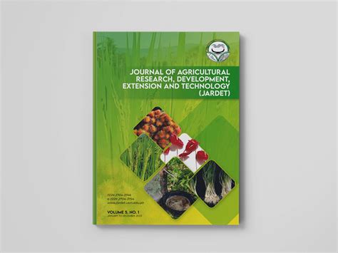 Book Cover Journal Of Agricultural Research Development Extension And