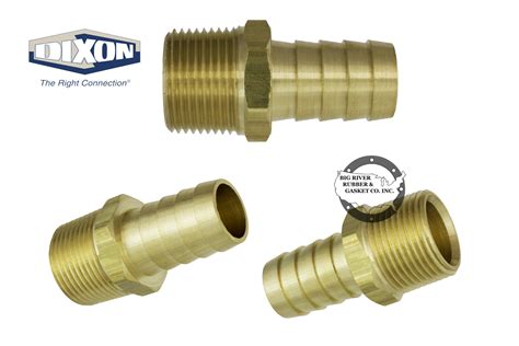 Brass Male Npt X Hose Barb 1021212c Big River Rubber And Gasket