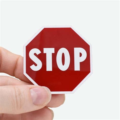 1:12 Scale Miniature Stop Sign | Stop sign, Signs, Traffic signs