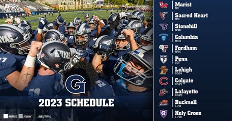 Georgetown football 2023 schedule – MTC with Mook