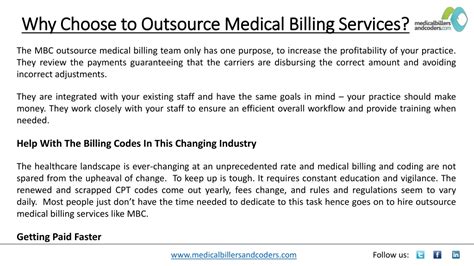 PPT Why Choose To Outsource Medical Billing Services PowerPoint