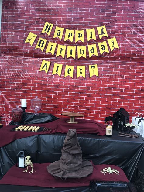 Harry Potter Birthday Party Ideas Photo 1 Of 101 Artofit