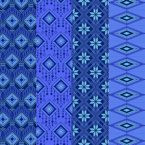 Premium Vector Songket Pattern Collection