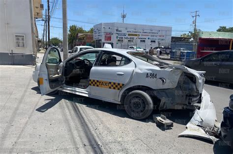 Taxista Se Queda Sin Frenos Y Choca En La Vicente Guerrero