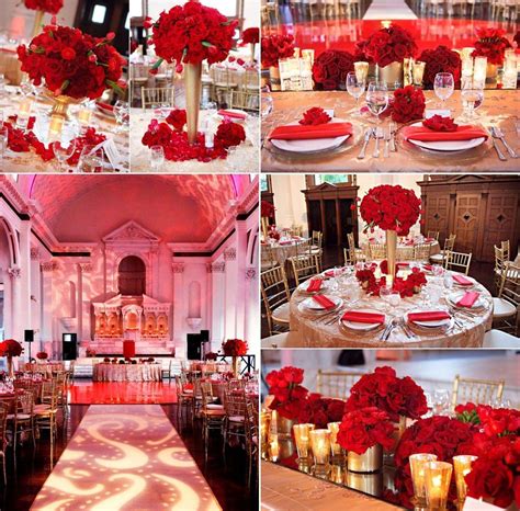 In Red | Wedding reception decorations, Red wedding receptions, Wedding table decorations