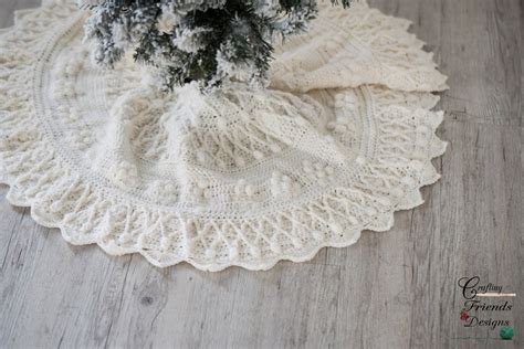 Christmas Crochet Pattern Christmas Tree Skirt Royal Christmas Tree