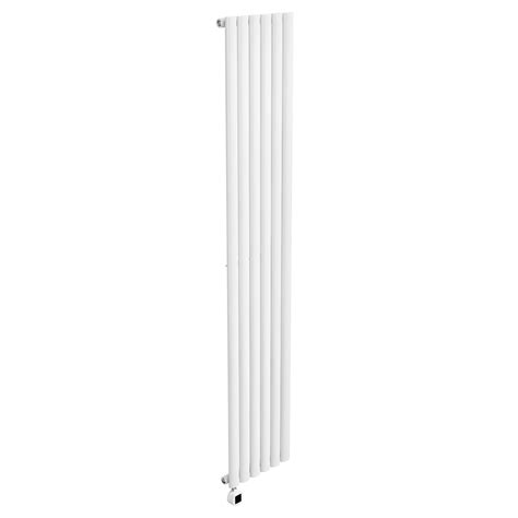 White Electric Vertical Designer Radiator 2kw With Wifi Thermostat