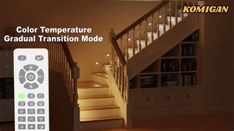 Komigan Intelligent Motion Sensor Led Stair Lighting Kit Kmg 25 Youtube