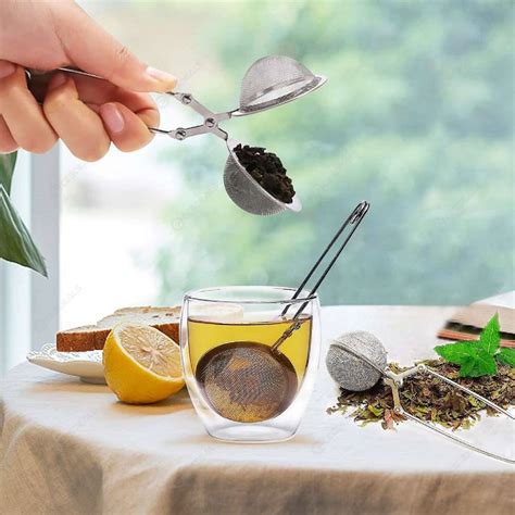 Stainless Steel Loose Leaf Tea Infuser Green Feels