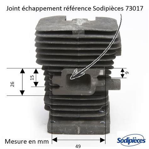 Cylindre Piston Tron Onneuse Stihl Diam Mm