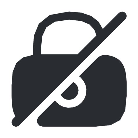 Lock Slash Vector SVG Icon - SVG Repo