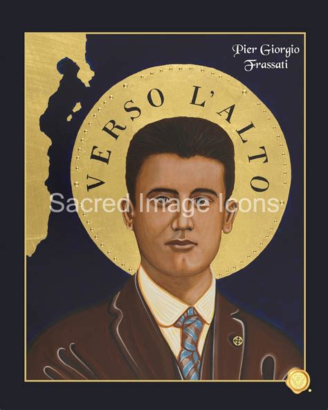 Blessed Pier Giorgio Icon Print Catholic Icon Print Christian Art Print Print On Fine Art Papers