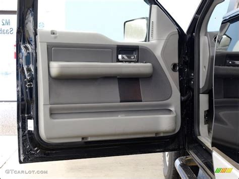 2005 Ford F150 Xlt Supercab 4x4 Medium Flint Grey Door Panel Photo 48518023