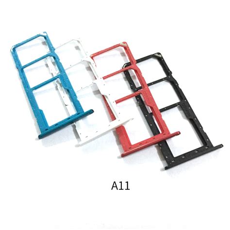 20pcs For Samsung Galaxy A01 A015 A11 A115 Dual Sim Card Tray Sd Slot Holder Sim Cards