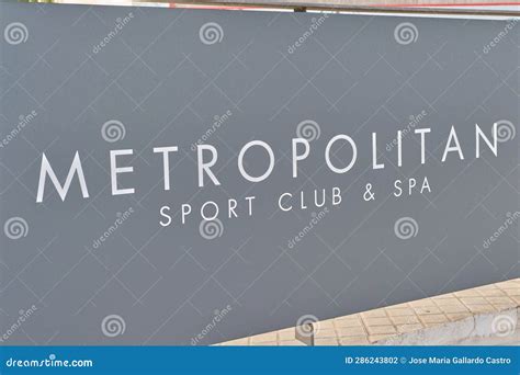 Barcelona Spain Logo And Sign Of The Metropolitan Gym