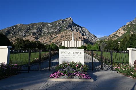 Provo Utah Rock Canyon Temple Photograph Gallery