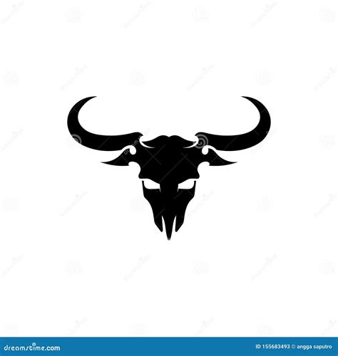 Logotipo Del Cuerno De Bull E Iconos App De La Plantilla De Los S