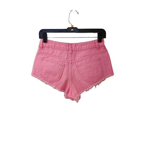 Forever Hot Pink Bikini Hot Pants ShortsSize Small Gem
