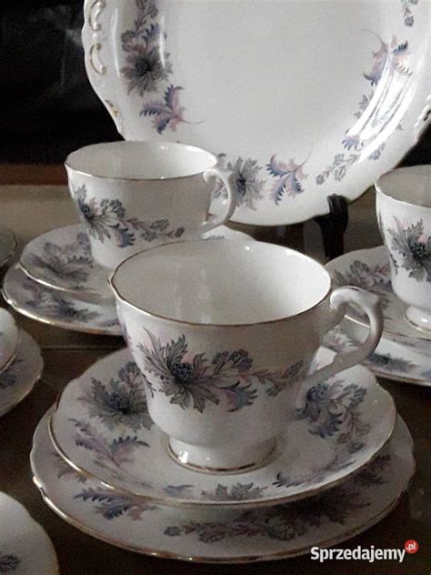 Porcelana Kostna Zestaw Royal Standard Anglia Lata Te Jan W