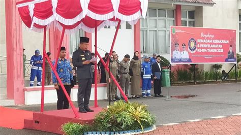 Satpol Pp Satlinmas Dan Damkar Harus Bersinergi Pesan Bupati Satono