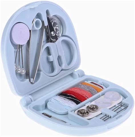 Vichip Mini Travel Sew Kit Beginner Mini Sewing Box Pocket Folding