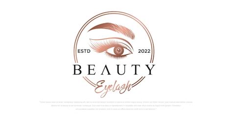 Premium Vector Luxury Beauty Eyelash Logo Design