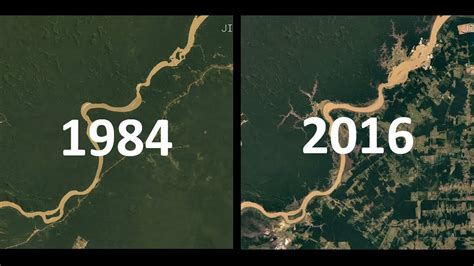 IMAGENS DE SATÉLITE 1984 2016 32 Anos de Mudanças na Terra YouTube