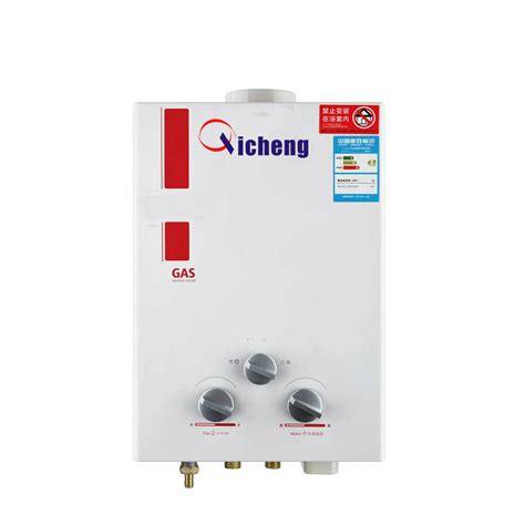 Flue Type LPG Natural Gas Tankless Bathroom Hot Water Heater Low Water Pressure Gas Heater And